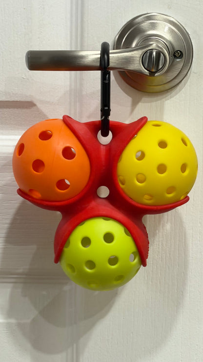 3-Ball Pickleball Holder