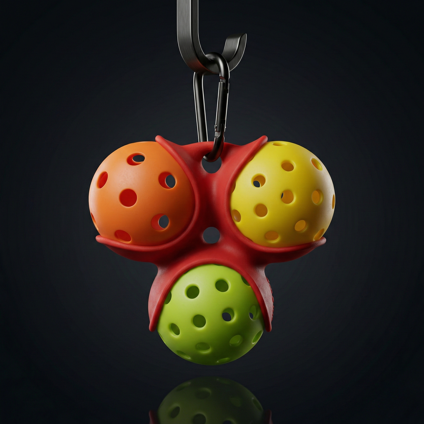 3-Ball Pickleball Holder