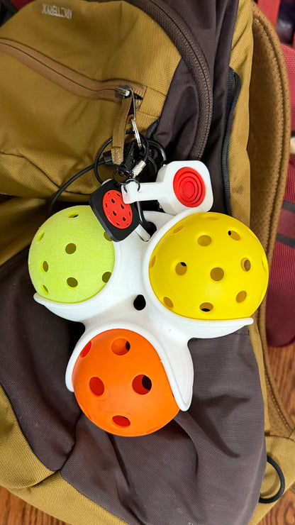 3-Ball Pickleball Holder