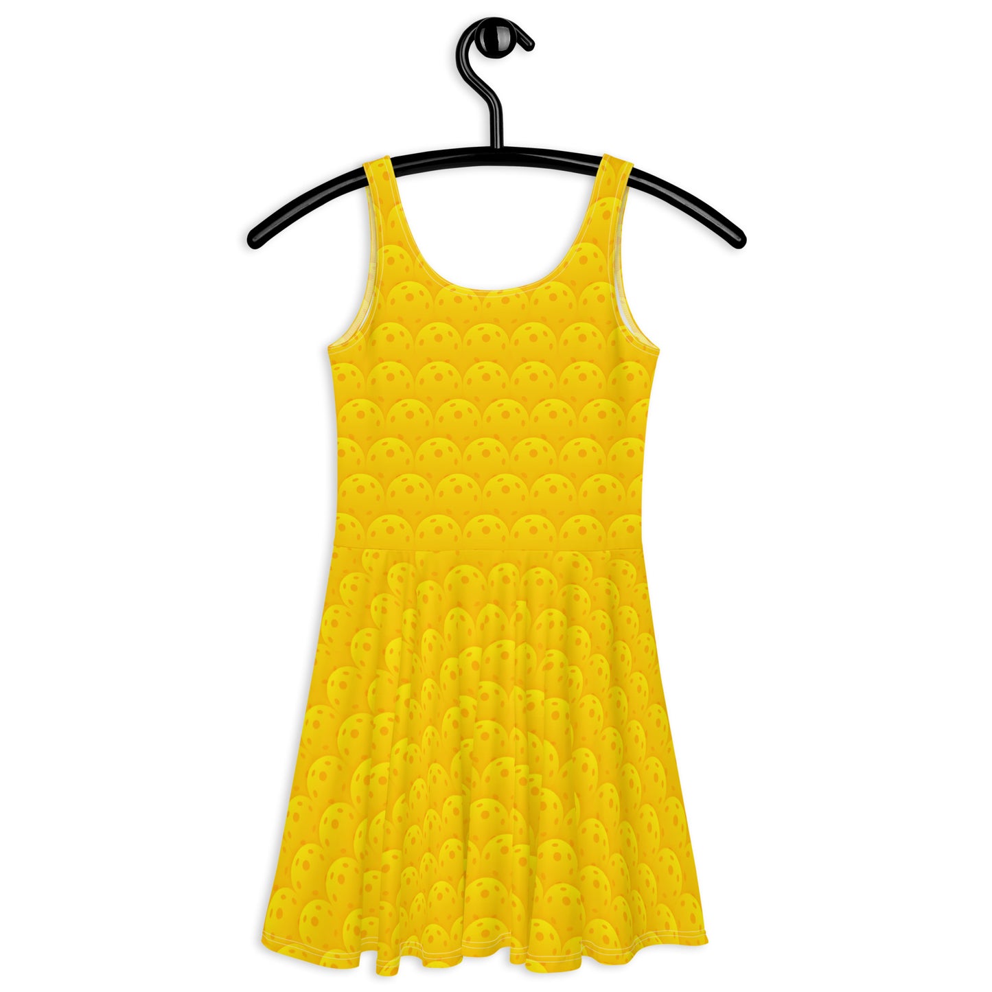 Pickleball Pattern Yellow Active Dress